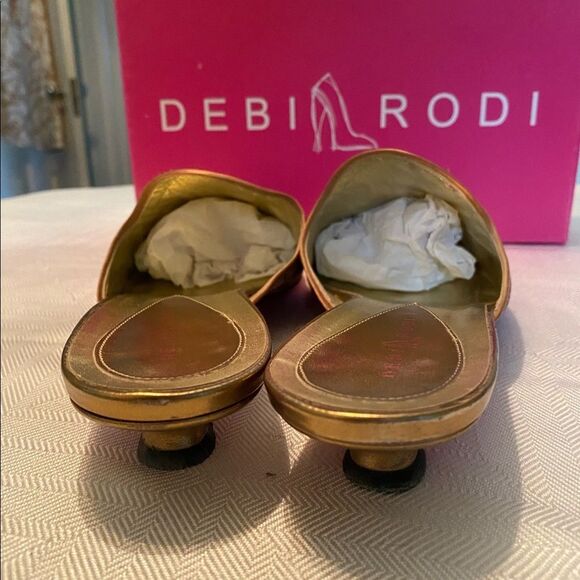 Brown Heeled Mules - Picture 4 of 5